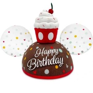 Disney Parks Happy Birthday Cupcake Hat